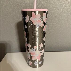 Starbucks Floral Stainless Steel Tumbler
